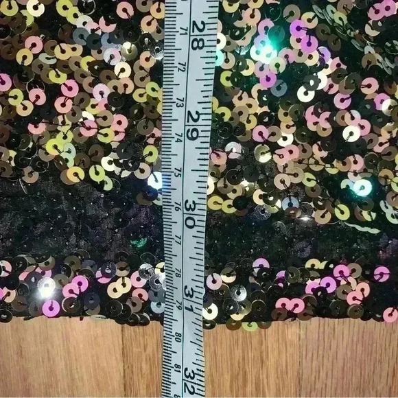 By Together Sparkle All Over Sequin V Neck Mini Dress Festive Party Size Small - Picture 12 of 12